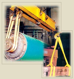 Wide range of Polyester Round Slings upto 200 tons double path slings